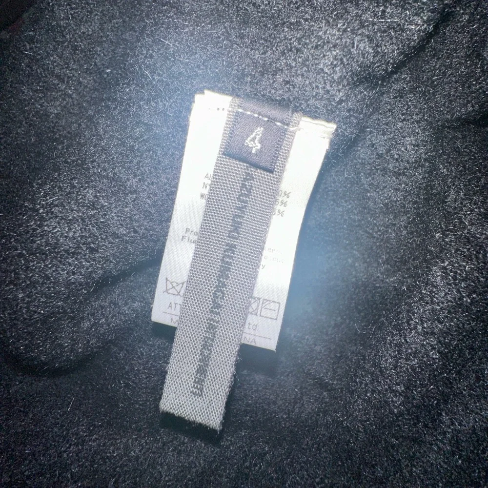 Kazuyuki Kumagai Black alpaca wool blend sweater